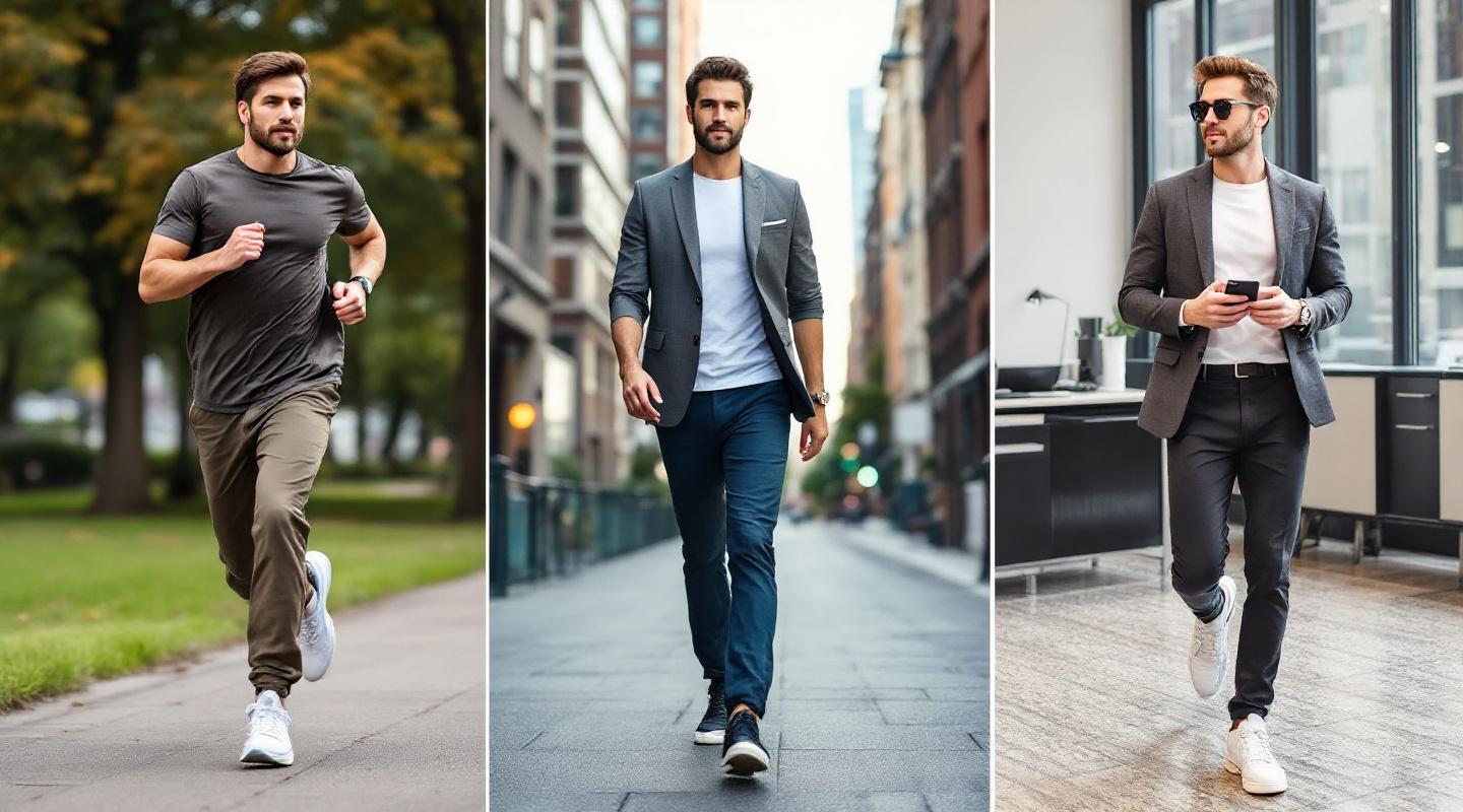 Baskets homme tendance selon l'usage
